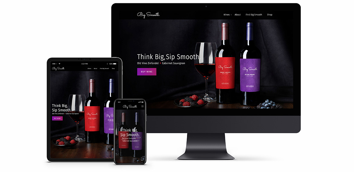 Big Smooth Wines Home page