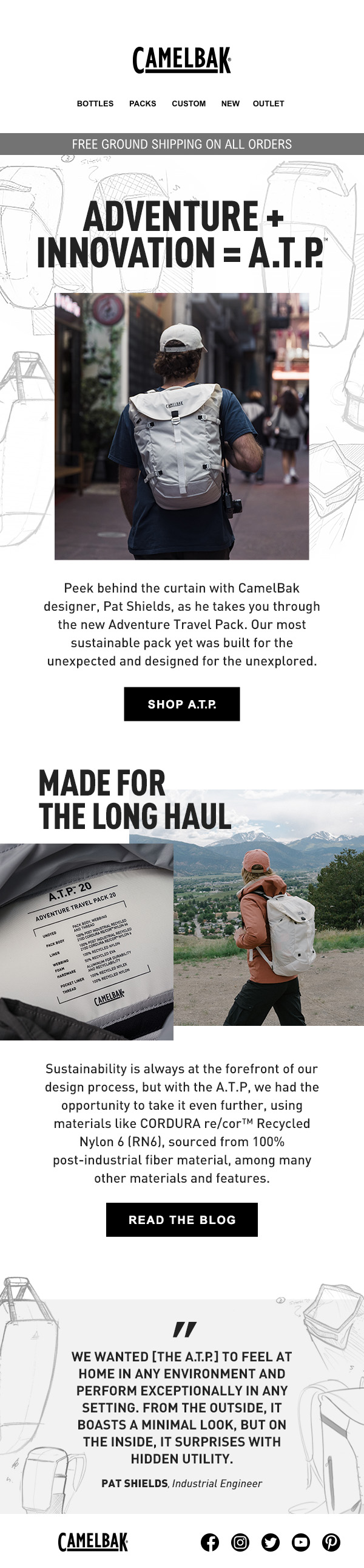 CamelBak ATP packs email