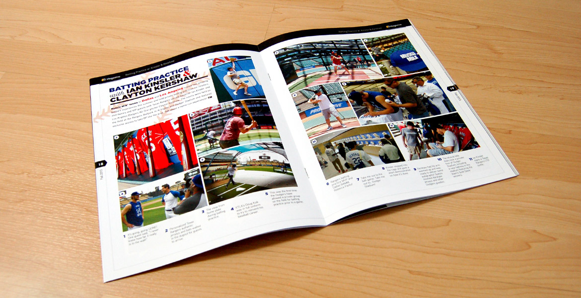 An inside spread for CytoSport's CQ Magazine