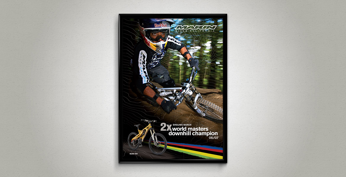 Promo poster for Marin Bikes