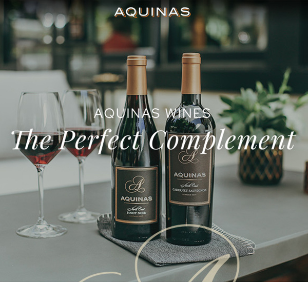 Aquinas Wines website prototype