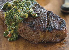 Recipe: Churrasco style steak with Chimichurri