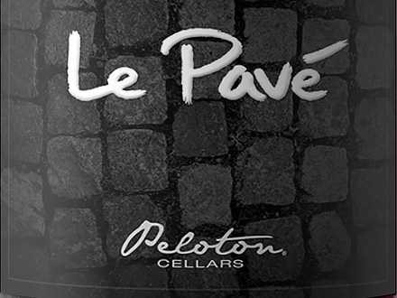 Peloton Cellars 'Le Pave' wine label